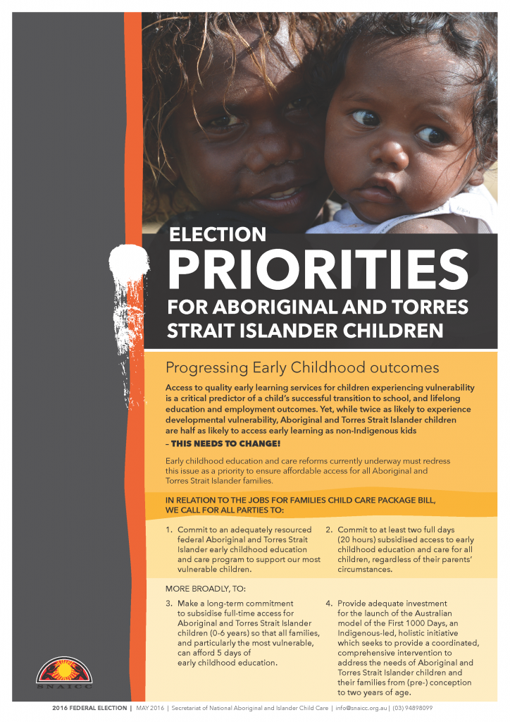 SNAICC Federal Election Platform 2016_HR_Page_1