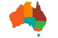 Map of Australia
