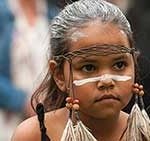 Culturally strong Aboriginal girl