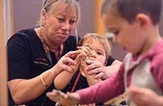 Educator from Nikinpa Aboriginal Children & Family Centre