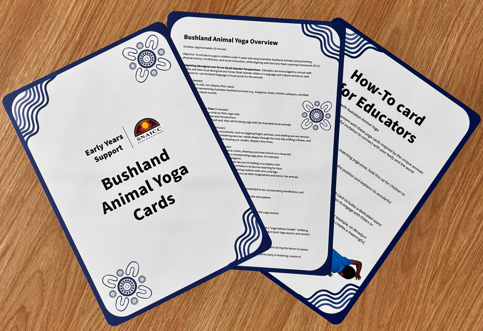 Bushland Animal Yoga Cards