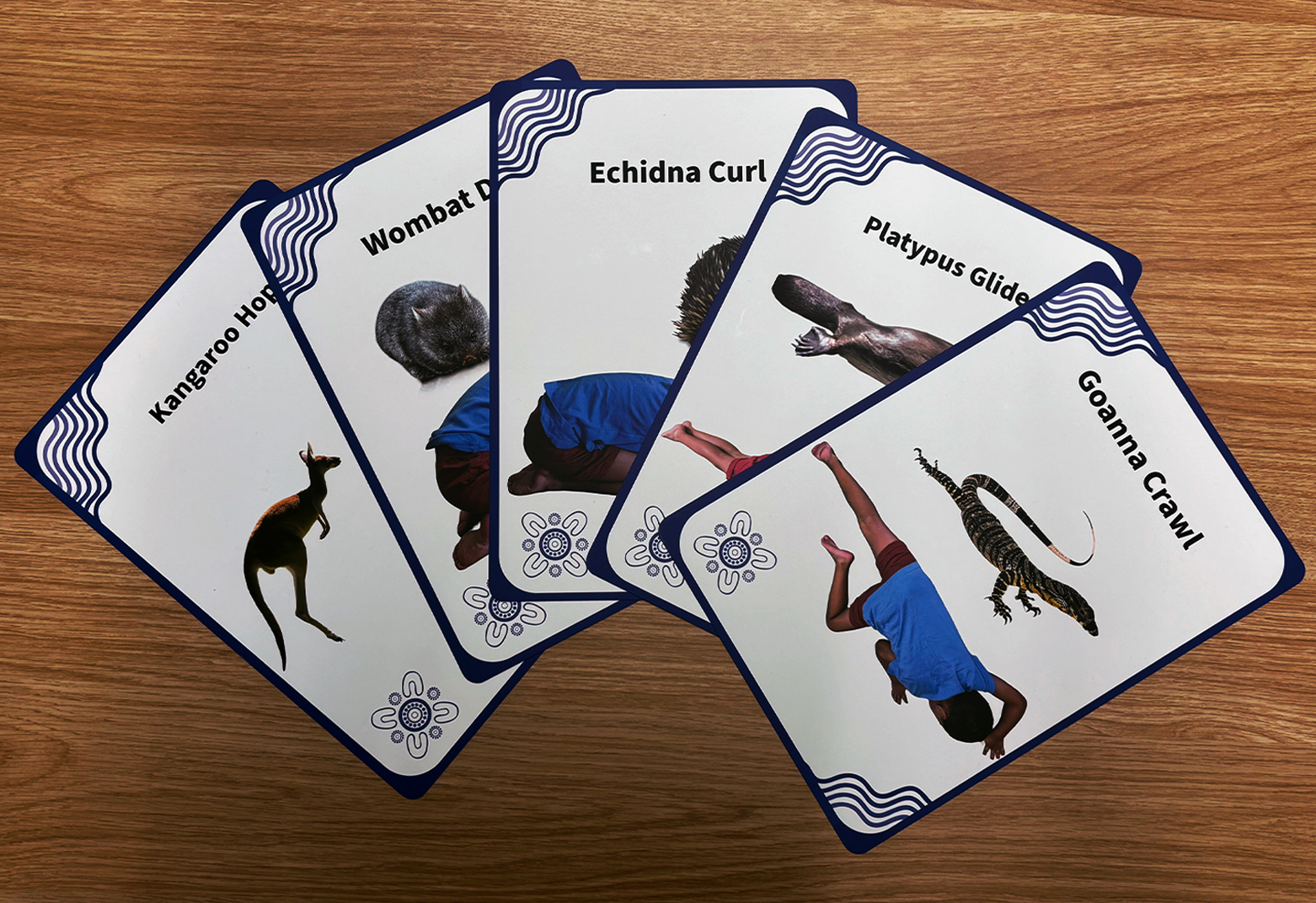 Bushland Animal Yoga Cards
